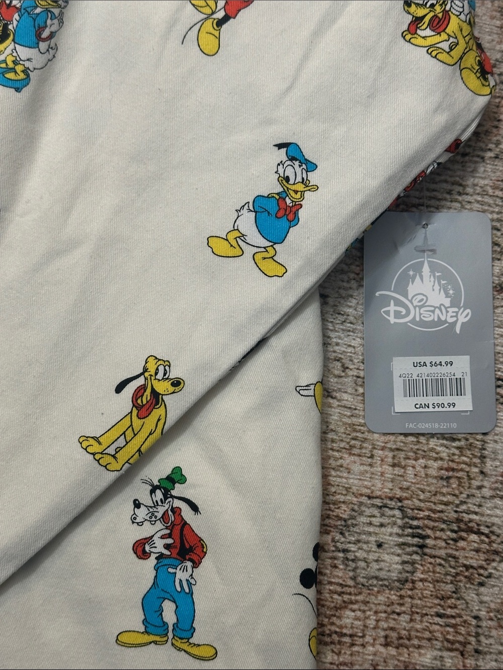 Men’s NWTs Disney 3X XXL Button Up Shirt